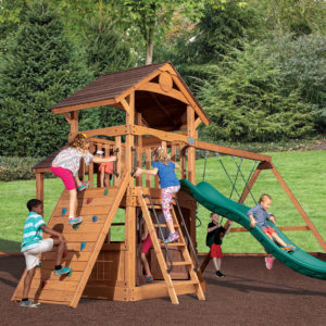 Adventure Outlook 3 Wooden Swing Set