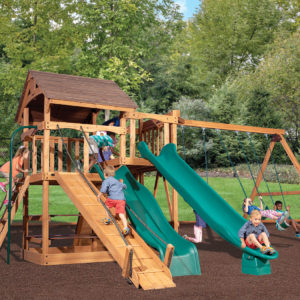 Adventure Outlook XL 3 Wooden Swing Set