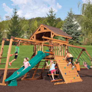 Adventure Summit XL 2 Wooden Swing Set