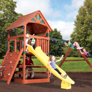 Classic - Adventure Treehouse Jumbo 2 Wooden Swing Set