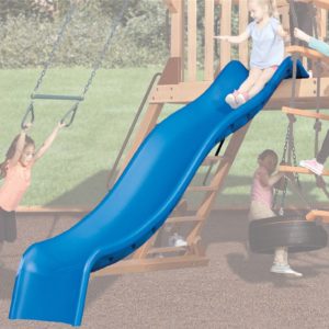 Double Wall Wave Slide 10' Blue