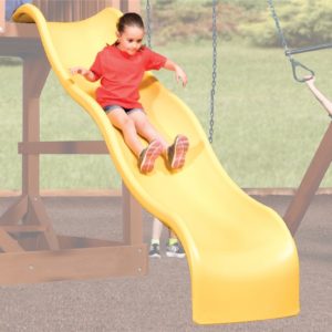 Double Wall Wave Slide 10' Yellow