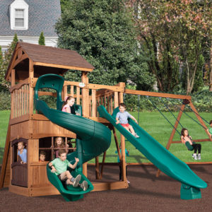 Olympian Outlook XL 1 Wooden Swing Set
