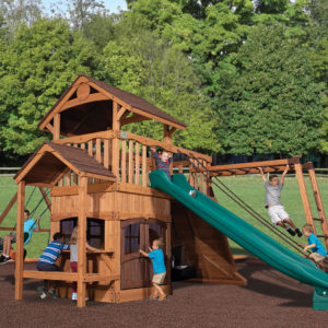 Olympian Outlook XL 4 Wooden Swing Set