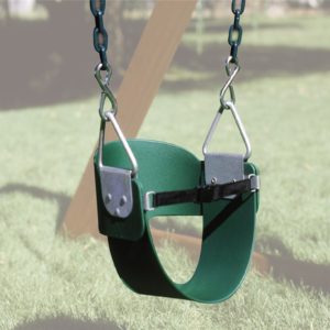Toddler Bucket - Green - 83" Soft Grip (10' Swing Beam)