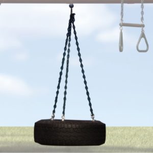 Tire Swivel Swing - 58" w/ Hdw