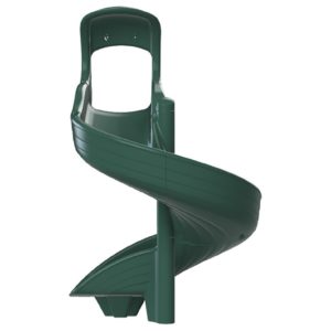 Open Spiral Slide 5' Green