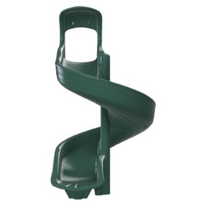 Open Spiral Slide 6' Green