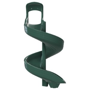 Open Spiral Slide 7' Green