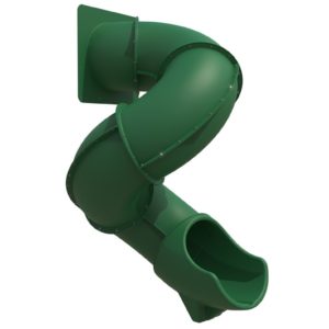 Spiral Tube Slide 7' Green