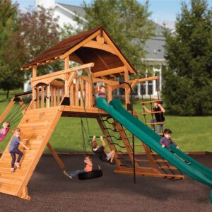 New - Titan Peak Jumbo 1 w/ Wood Roof Playset