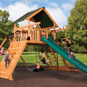 New - Titan Peak Jumbo 1 w/ Tarp Roof Green Playset