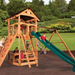 New - Titan Treehouse XL 1 Swing Set