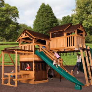 New - Titan Treehouse XL 10 Swing Set