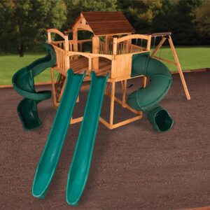 New - Titan Treehouse XL 11 Swing Set