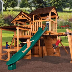 New - Titan Treehouse XL 6 Swing Set