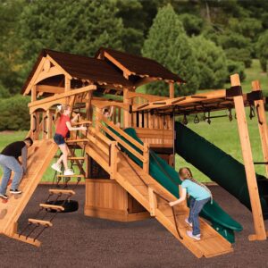 New - Titan Treehouse XL 8 Swing Set