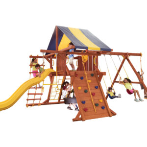 5.8 Jaguar Playcenter w/ BYB Tarp and Yellow Wacky Wave Slide